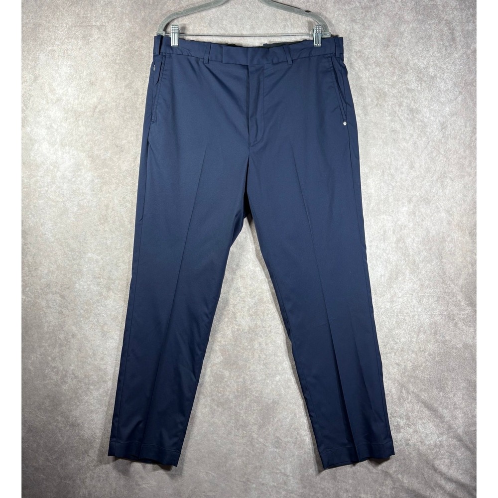 RLX Ralph Lauren Tailored Fit Featherweight Twill Dress Pant Mens 36X30 Navy